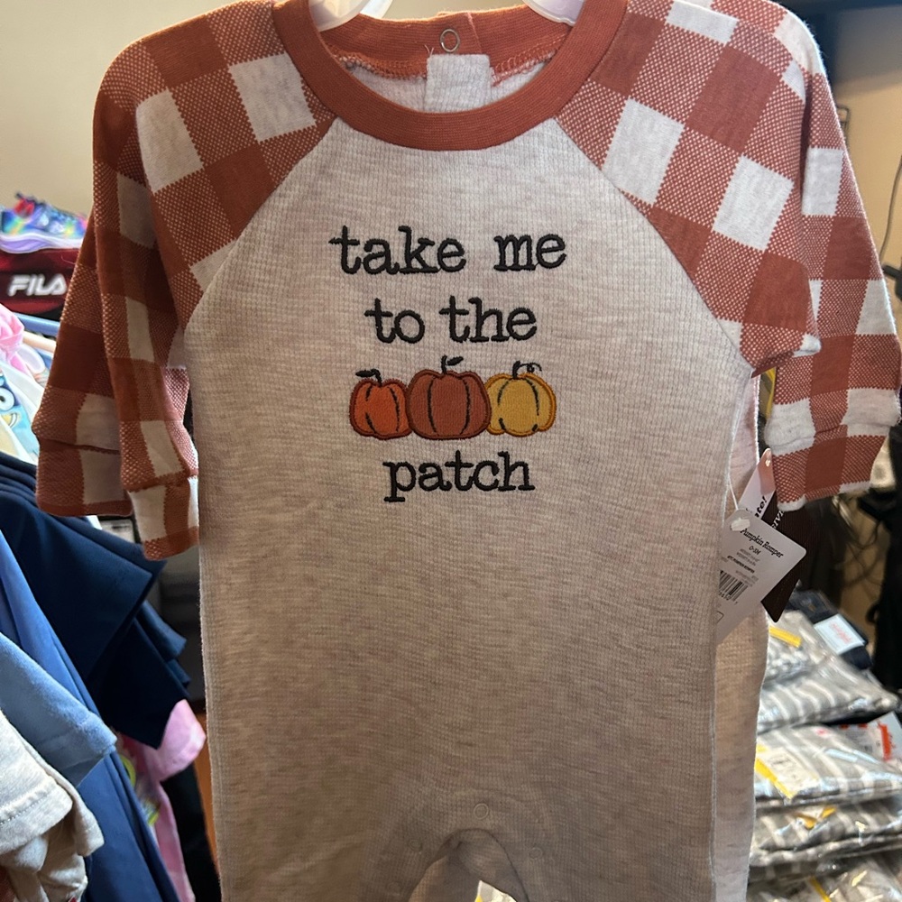 Kids Pumpkin Patch Raglan Shirt